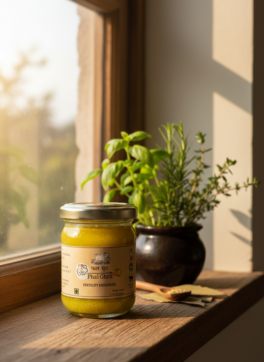Phal ghrit 100gm - Made from desi cow ghee for infertility in Men & Women, For PCOS,PCOD
