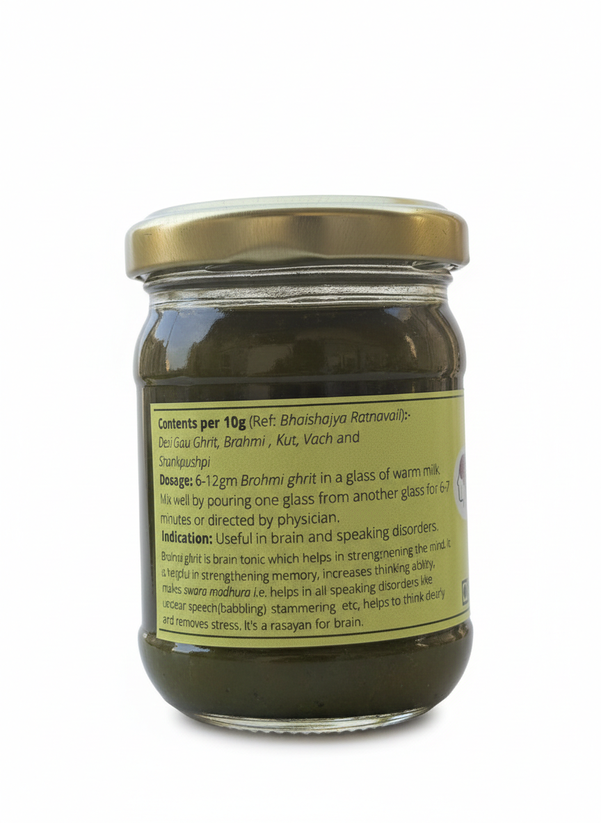 Brahmi Ghrit 100gm - For Brain disorders and improving memory